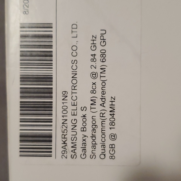 Samsung Galaxybook S 256gb - Picture 5 of 7